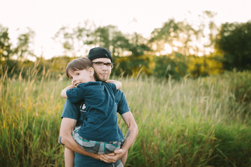 sweet dad and his son