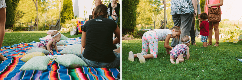 Fun picnic style baby shower. 