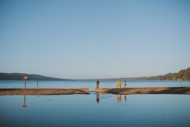 Beautiful view of the Hood Canal in Union, WA.