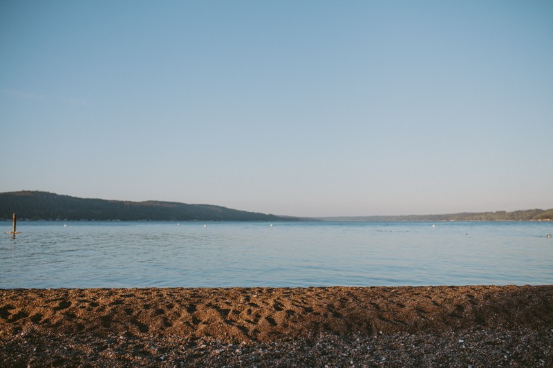 A beautiful view of the Hood Canal from Twanoh State Park.