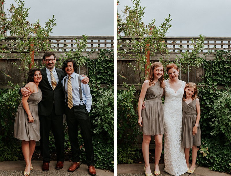 Two families becoming one, with this sweet Tacoma wedding.