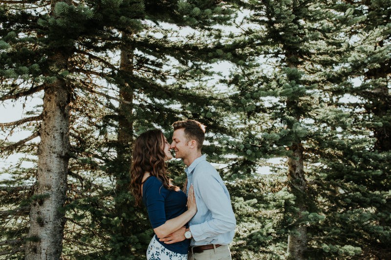 Olympic National Park engagement session at Hurricane Ridge, Port Angeles. 