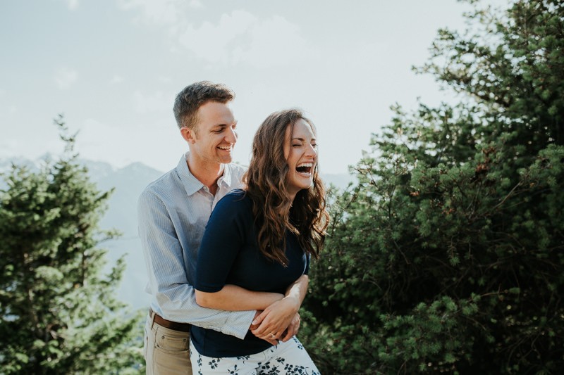 Olympic National Park engagement session in the PNW. 