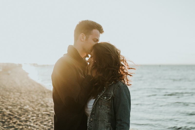 Waterfront Sequim engagement session. 