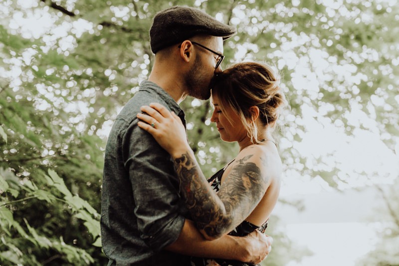 PNW engagement session at Twanoh State Park in Union, Washington. 