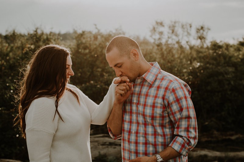 Playful PNW engagement session. 
