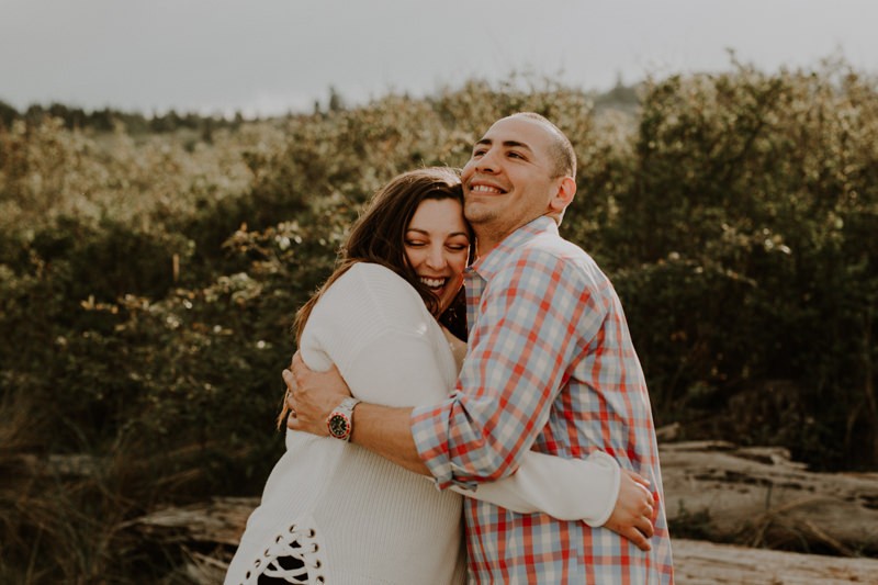 Fun engagement session in Kitsap County, Washington. 