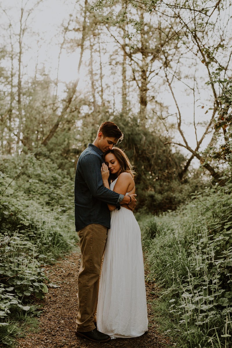 Point No Point engagement photos on the Kitsap Peninsula. 