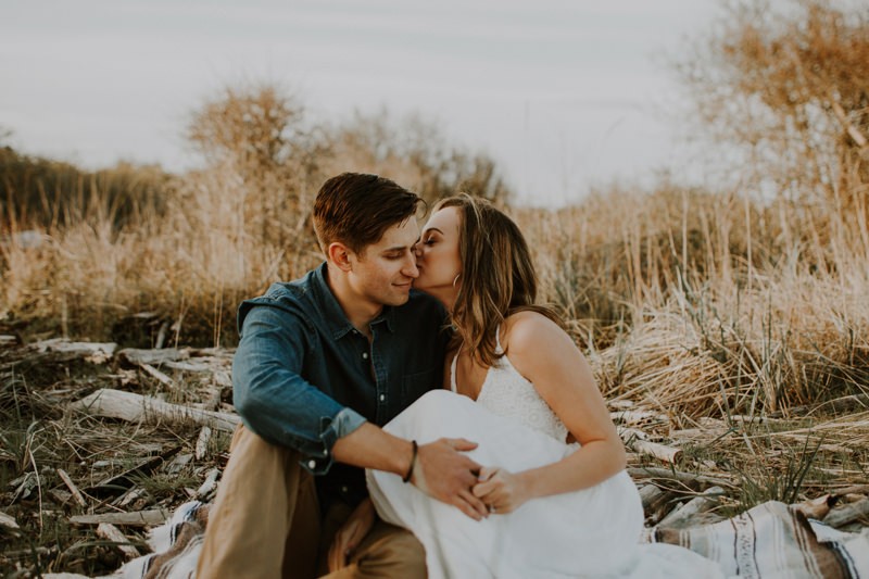 Kitsap Peninsula engagement photos. 