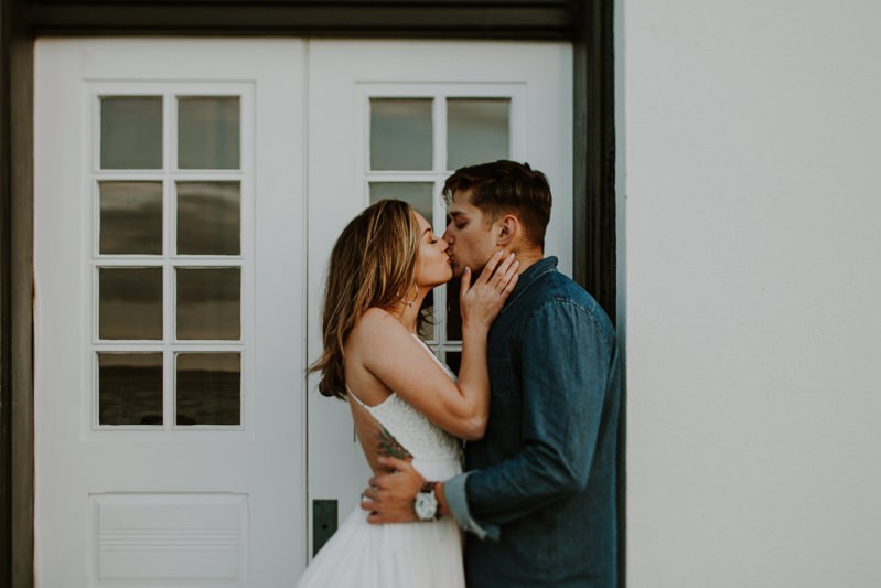 Moody and intimate engagement session in the Poulsbo, WA area. 