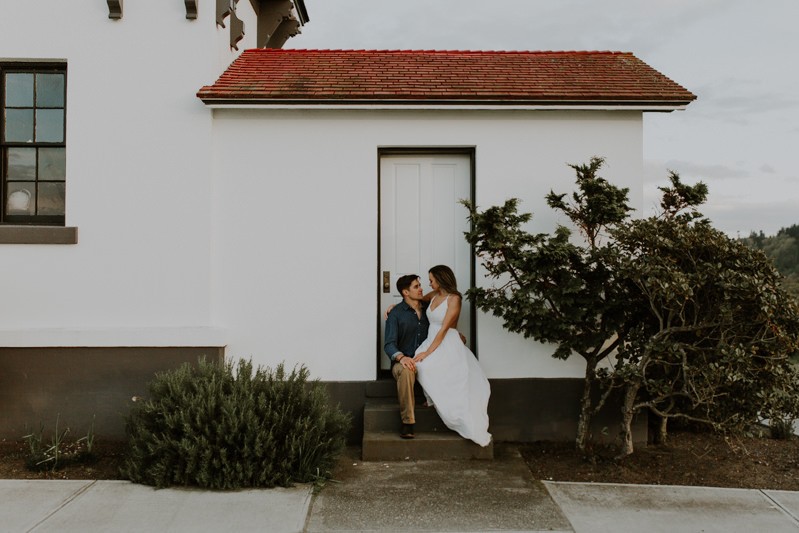 Boho beach engagement session. 
