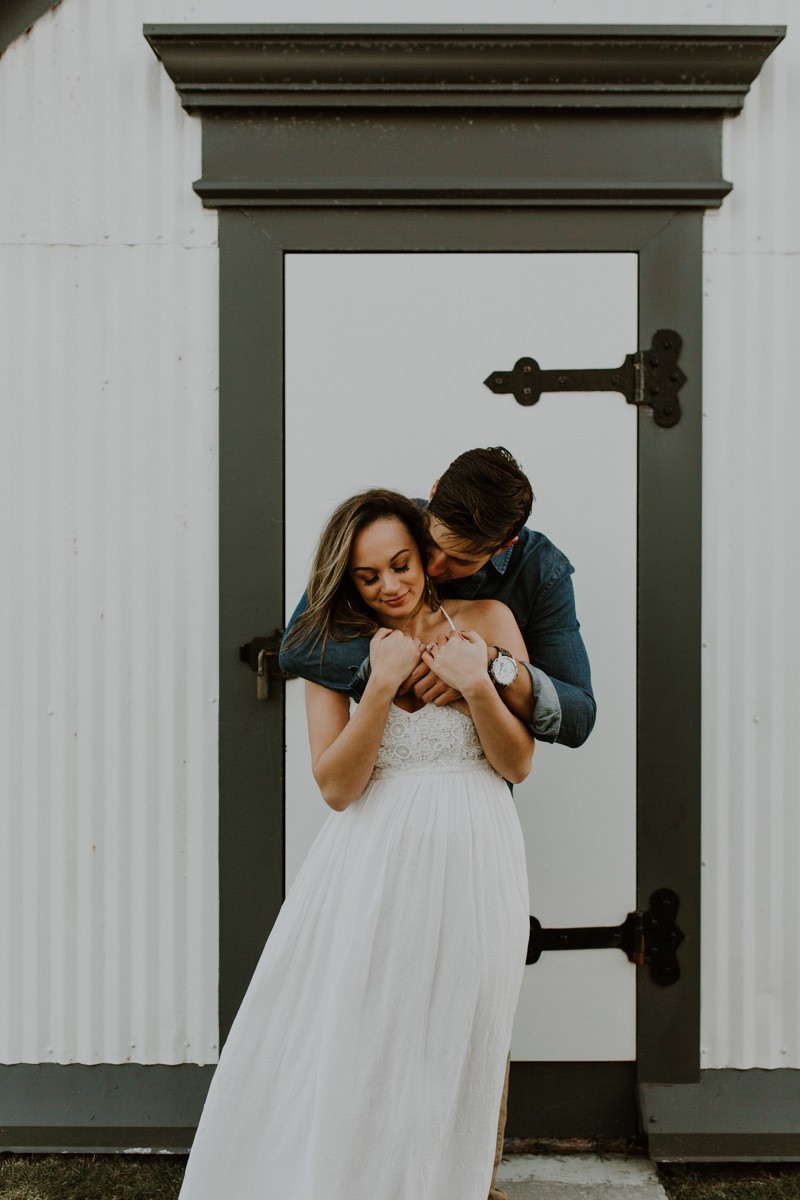 Historic lighthouse PNW engagement session. 
