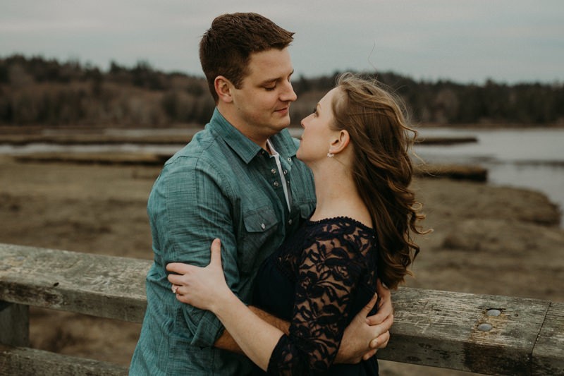 Fun Hood Canal engagement session in the PNW. 