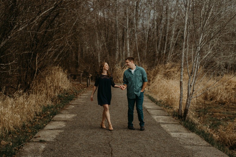 Romantic PNW engagement session along the Hood Canal. 