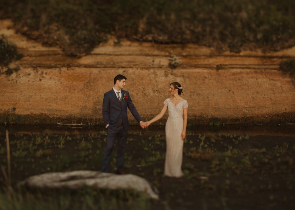 Destination wedding in Seabrook, Washington.